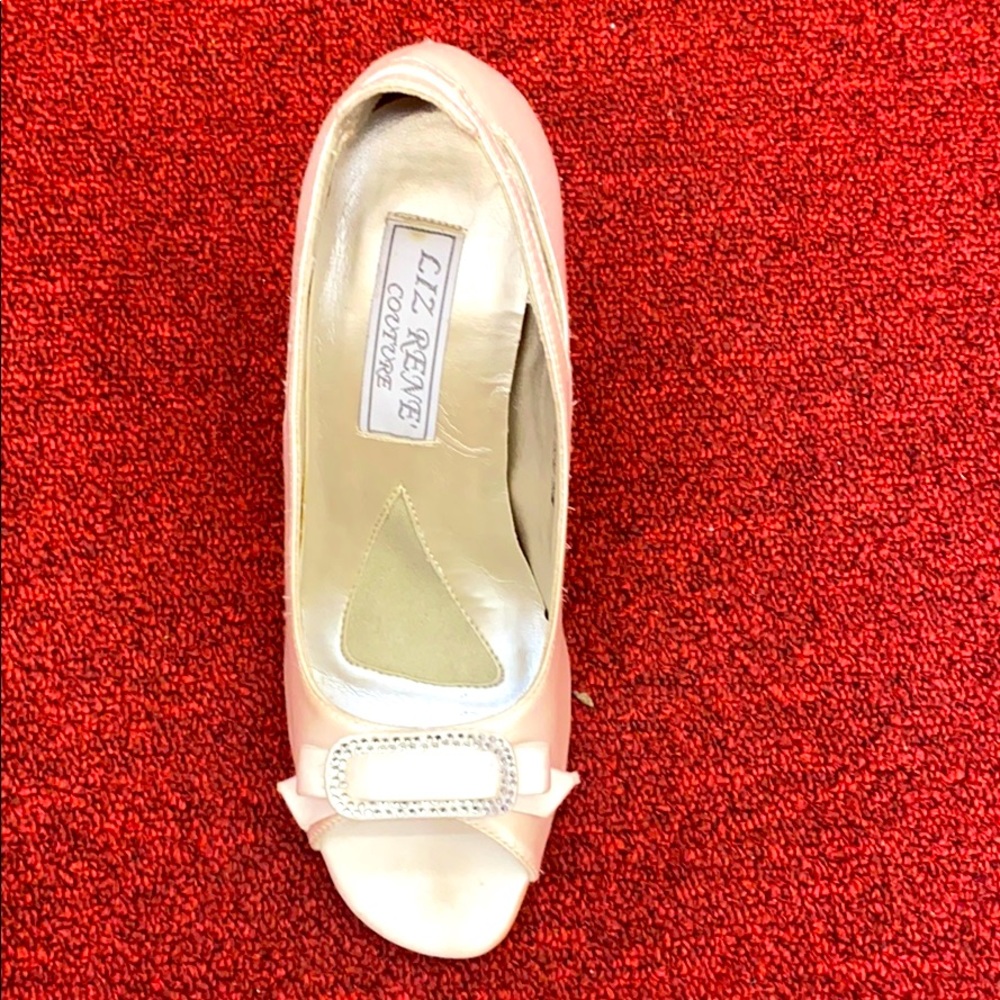 Silk bridal shoes